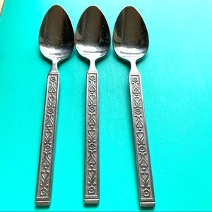 Vintage Lancaster Stainless silver Spoons Japan